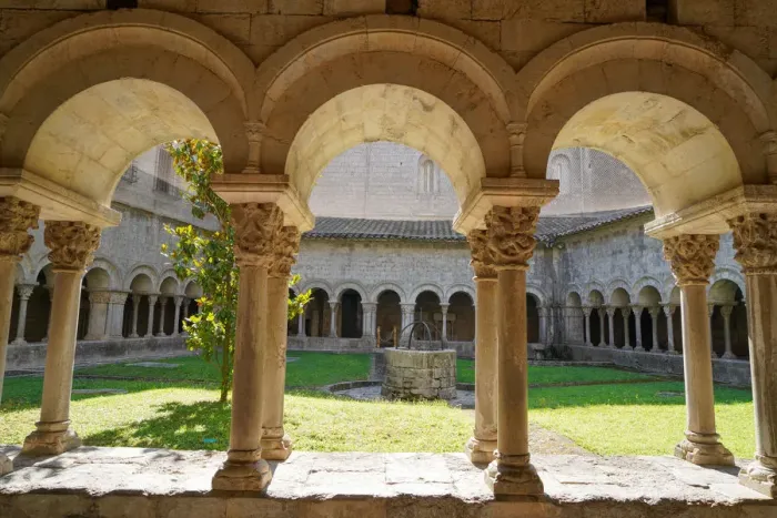 Framed Print : The cloister of the Cathedral of Saint Mary of Girona, Girona, Catalonia, Spain, Europe Framed Print : The cloister of the Cathedral of Saint Mary of Girona, Girona, Catalonia, Spain, Europe