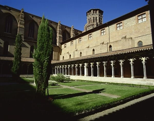 Cloister of Le Couvent des Augustins, dating from the 14th century, Augustins Museum
