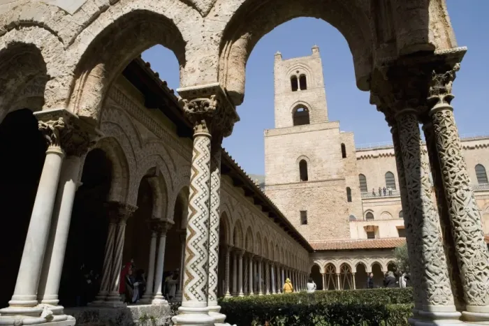 Framed Print : Cloisters, Benedictine Monastery Framed Print : Cloisters, Benedictine Monastery