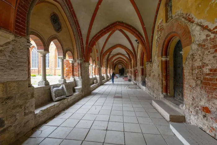 Framed Print : Cloisters in the Dome Cathedral, Riga, Latvia, Europe Framed Print : Cloisters in the Dome Cathedral, Riga, Latvia, Europe