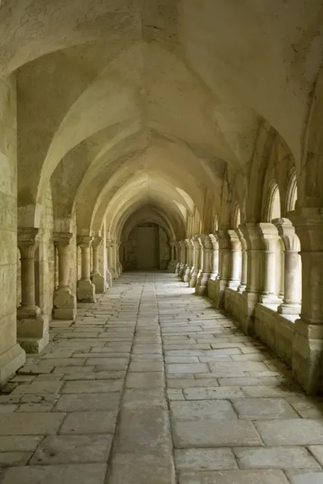 Framed Print : Cloisters, Fontenay Abbey, UNESCO World Heritage Site, Burgundy, France, Europe Framed Print : Cloisters, Fontenay Abbey, UNESCO World Heritage Site, Burgundy, France, Europe