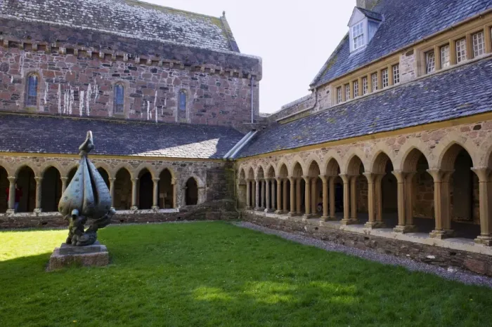 Framed Print : Cloisters, Iona Abbey, Isle of Iona, Scotland, United Kingdom, Europe Framed Print : Cloisters, Iona Abbey, Isle of Iona, Scotland, United Kingdom, Europe