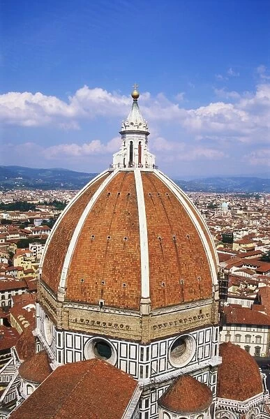 Close Up of the Dome of the Duomo, Florence, Italy