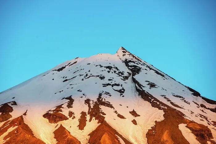 Framed Print : Close up of the summit of Mount Taranaki at sunset, North Island, New Zealand, Pacific Framed Print : Close up of the summit of Mount Taranaki at sunset, North Island, New Zealand, Pacific