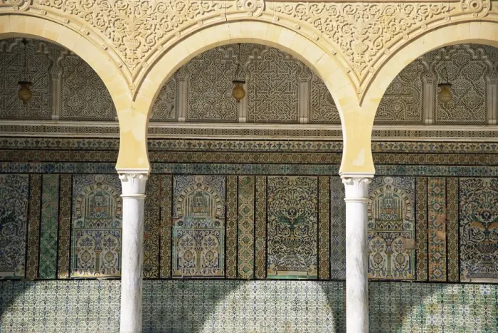 Framed Print : Close-up of arches and decorated walls Framed Print : Close-up of arches and decorated walls