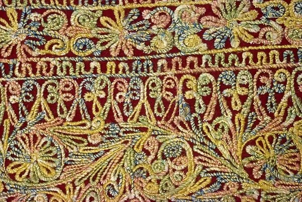 Close-up of coat embroidered in Dera Ismail Khan