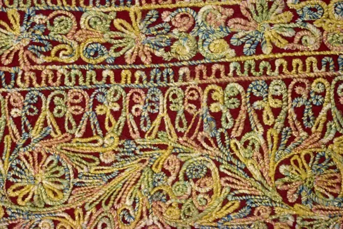 Framed Print : Close-up of coat embroidered in Dera Ismail Khan Framed Print : Close-up of coat embroidered in Dera Ismail Khan
