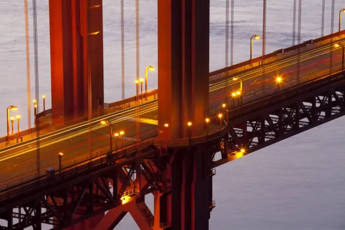 Framed Print : Close-up of the Golden Gate Bridge, San Francisco, California, United States of America, North America Framed Print : Close-up of the Golden Gate Bridge, San Francisco, California, United States of America, North America