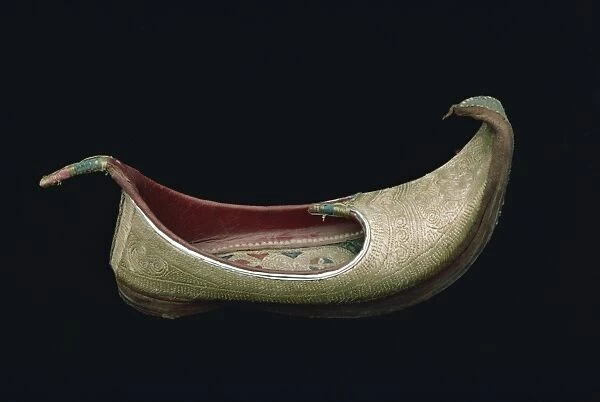 Close-up of khusa (mans shoe)