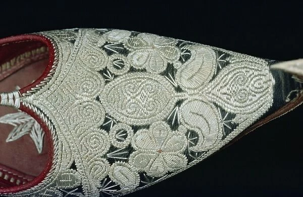 Close-up of khusa (mans shoe)