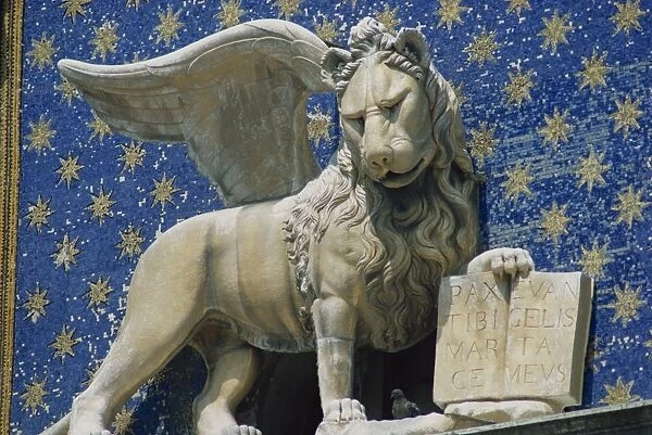 Close-up of the Lion of St