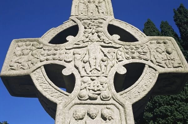 Close-up of the Muiredach Cross