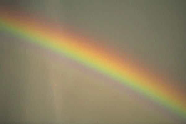 Close-up of a rainbow over Niagara Falls