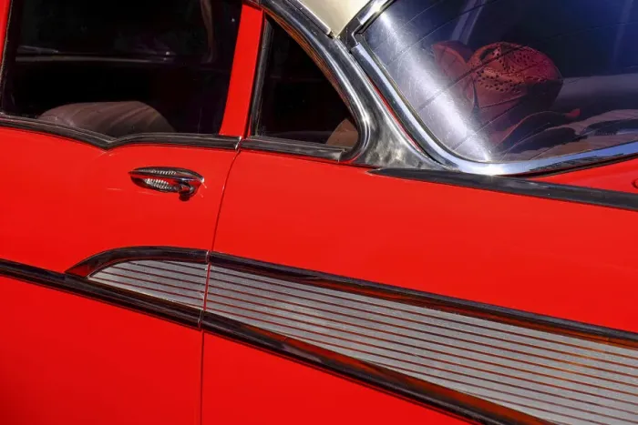 Framed Print : Close view of red vintage car, Havana, Cuba, West Indies, Central America Framed Print : Close view of red vintage car, Havana, Cuba, West Indies, Central America