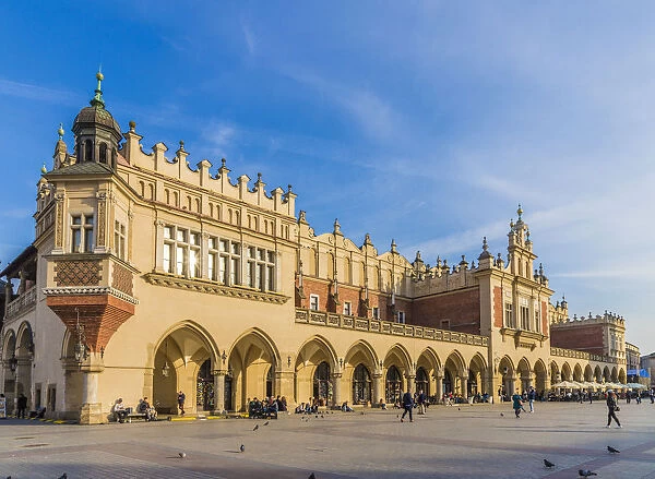 Cloth Hall in the main square, Rynek Glowny, in the medieval old town, UNESCO World