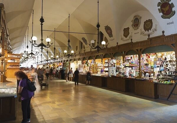 Cloth Hall market, UNESCO World Heritage Site, Krakow, Malopolska, Poland, Europe