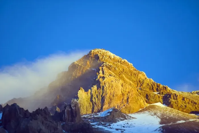 Framed Print : Cloud blowing off the summit of Aconcagua 6962m, highest peak in South America Framed Print : Cloud blowing off the summit of Aconcagua 6962m, highest peak in South America