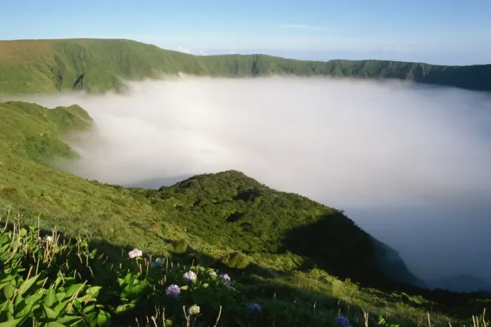 Framed Print : Cloud in crater, Caldeira, Faial, Azores, Portugal, Europe Framed Print : Cloud in crater, Caldeira, Faial, Azores, Portugal, Europe