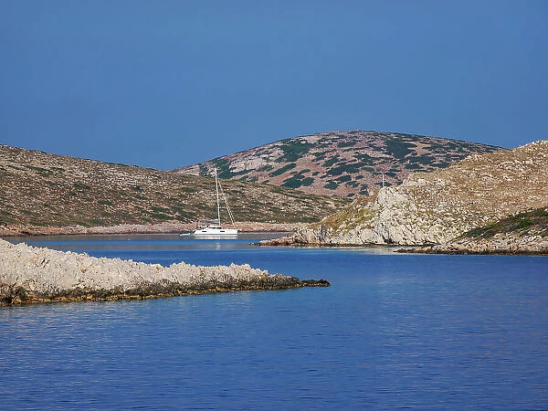 Coast of Arkoi Island, Dodecanese, Greek Islands, Greece, Europe