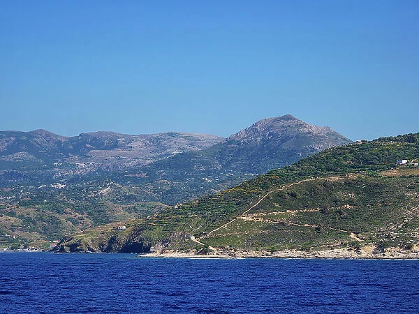 Coast of Icaria Island, North Aegean, Greek Islands, Greece, Europe