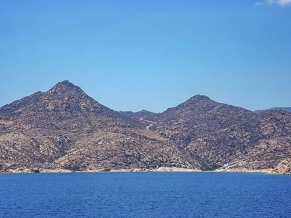 Coast of Ios Island, Cyclades, Greek Islands, Greece, Europe