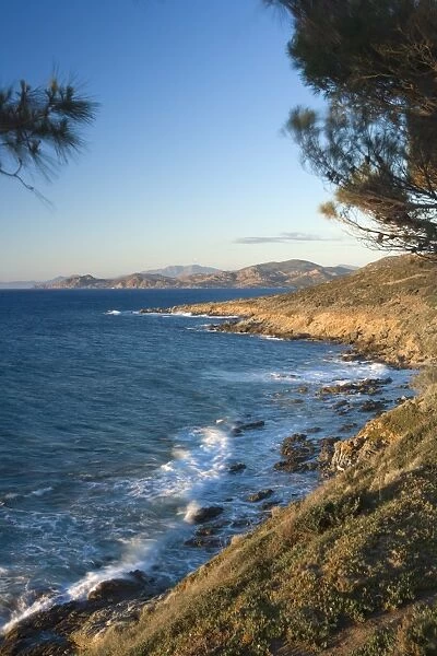 Coast near L lle Rousse, Corsica, France, Mediterranean, Europe