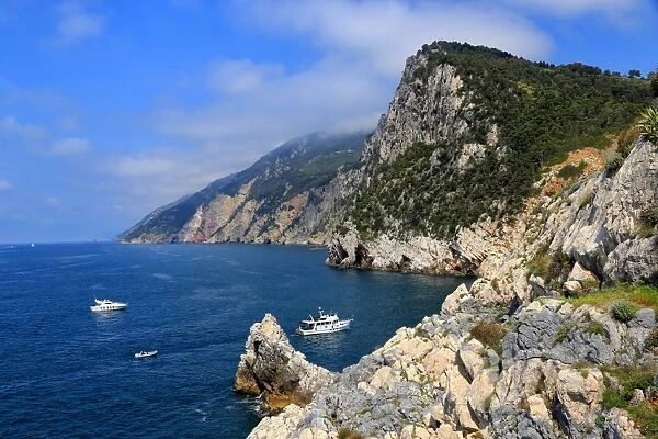 Coast near Portovenere, Liguria, Italy, Europe