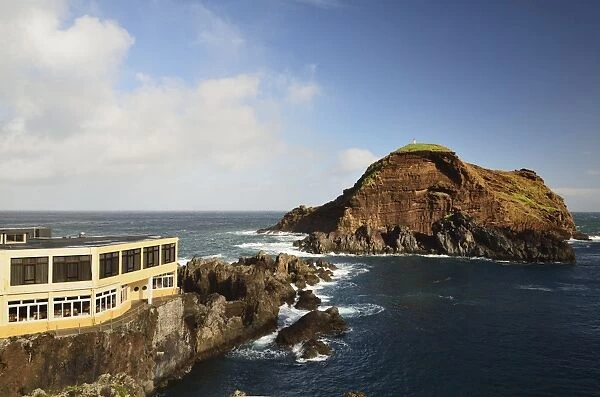 Coast at Porto Moniz and Ilheu Mole, Madeira, Portugal, Atlantic Ocean, Europe