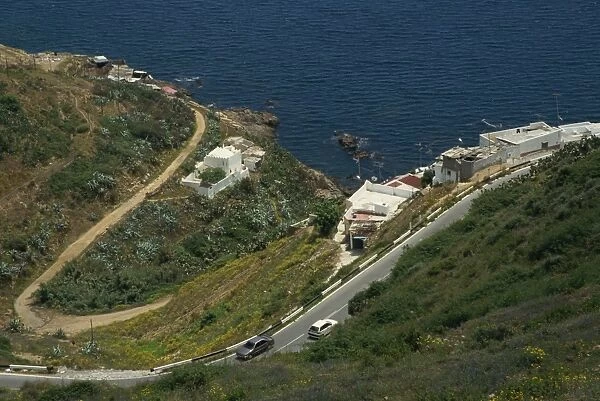 Coast road, Ceuta, Spanish North Africa, Mediterranean, Africa