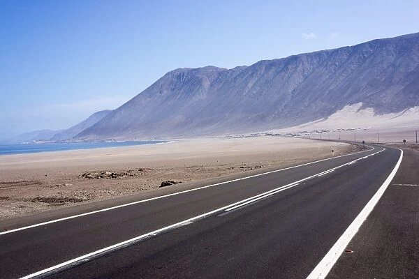 Coastal road, Atacama Desert, Chile, South America