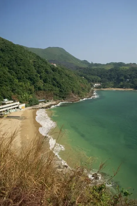Framed Print : Coastline and beach at Clearwater Bay in the New Territories, Hong Kong, China Asia