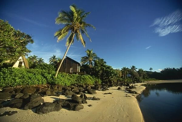 Coastline, Taakoka Island, Rarotonga, Cook Islands, Pacific Islands, Pacific