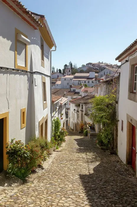Framed Print : Cobbled street in Judiara the former Jewish part of Castelo de Vide, Alto Alentejo, Portugal, Europe Framed Print : Cobbled street in Judiara the former Jewish part of Castelo de Vide, Alto Alentejo, Portugal, Europe