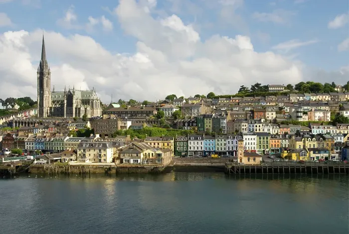 Framed Print : Cobh, seaport town of County Cork, Munster, Republic of Ireland Framed Print : Cobh, seaport town of County Cork, Munster, Republic of Ireland