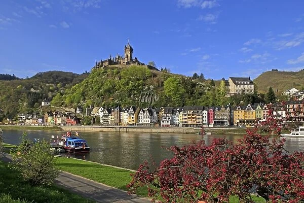 Cochem Imperial Castle, the Reichsburg, on Moselle River, Rhineland-Palatinate, Germany