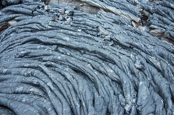 Cold lava after an eruption of Tolbachik volcano, Kamchatka, Russia, Eurasia