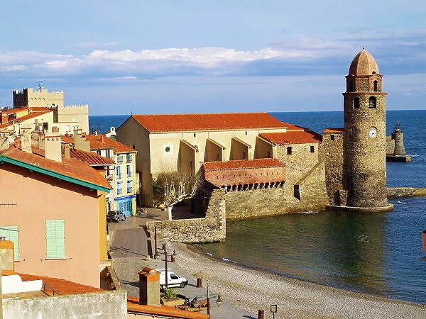 Collioure, Cote Vermeille, Languedoc coast, Roussillon, Pyrenees-Orientales