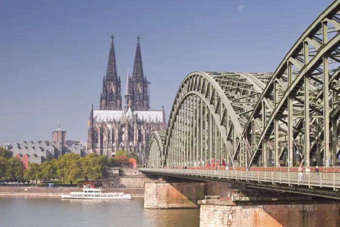 Framed Print : Cologne Cathedral (Dom) across the River Rhine, Cologne, North Rhine-Westphalia, Germany, Europe Framed Print : Cologne Cathedral (Dom) across the River Rhine, Cologne, North Rhine-Westphalia, Germany, Europe