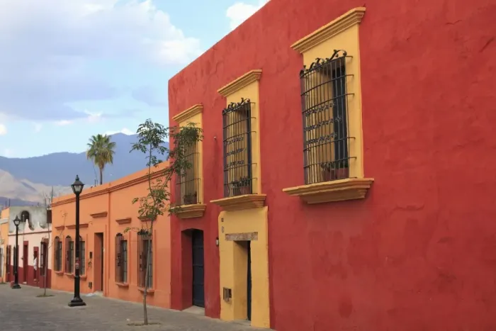 Framed Print : Colonial architecture, Oaxaca City, Oaxaca, Mexico, North America