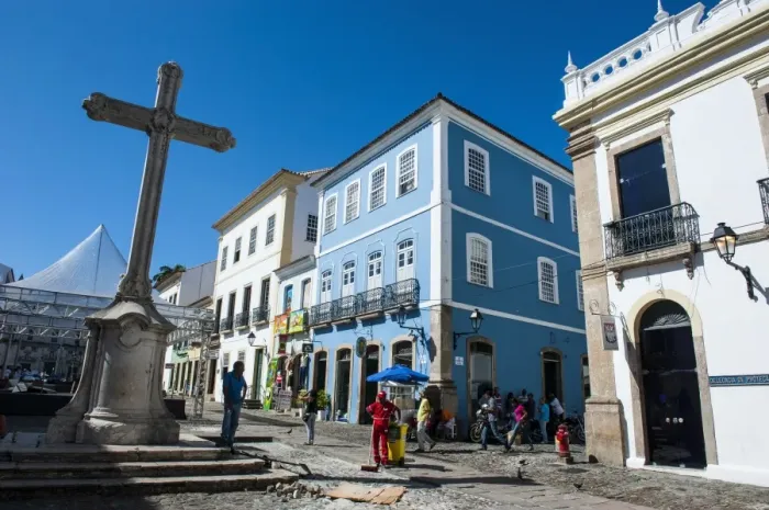 Framed Print : Colonial architecture in the Pelourinho, UNESCO World Heritage Site, Salvador da Bahia, Bahia, Brazil, South America Framed Print : Colonial architecture in the Pelourinho, UNESCO World Heritage Site, Salvador da Bahia, Bahia, Brazil, South America