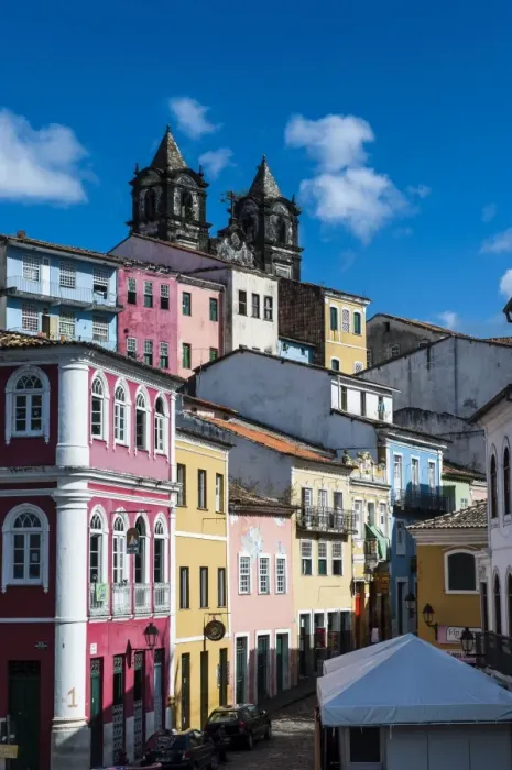Framed Print : Colonial architecture in the Pelourinho, UNESCO World Heritage Site, Salvador da Bahia, Bahia, Brazil, South America Framed Print : Colonial architecture in the Pelourinho, UNESCO World Heritage Site, Salvador da Bahia, Bahia, Brazil, South America