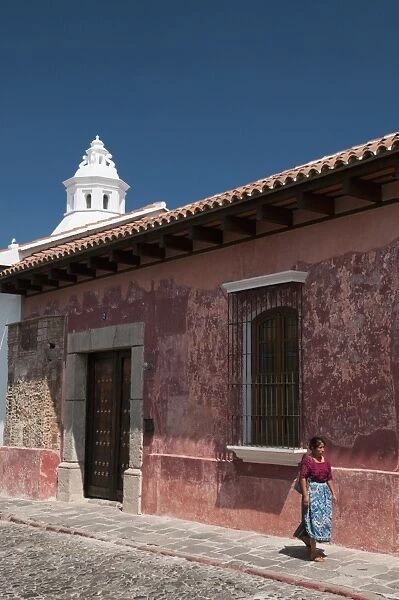 Colonial buildings, Antigua, UNESCO World Heritage Site, Guatemala, Central America