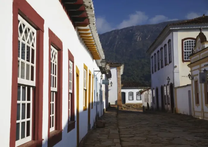 Framed Print : Colonial buildings, Tiradentes, Minas Gerais, Brazil, South America Framed Print : Colonial buildings, Tiradentes, Minas Gerais, Brazil, South America