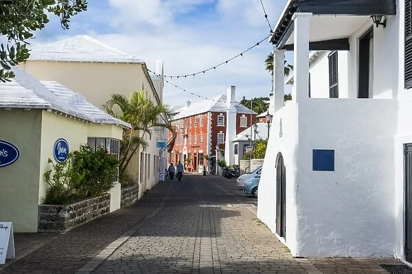 Colonial houses in the Unesco World Heritage Site, the historic Town of St George