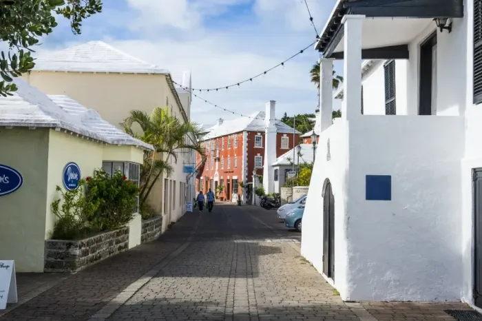 Framed Print : Colonial houses in the Unesco World Heritage Site, the historic Town of St George Framed Print : Colonial houses in the Unesco World Heritage Site, the historic Town of St George