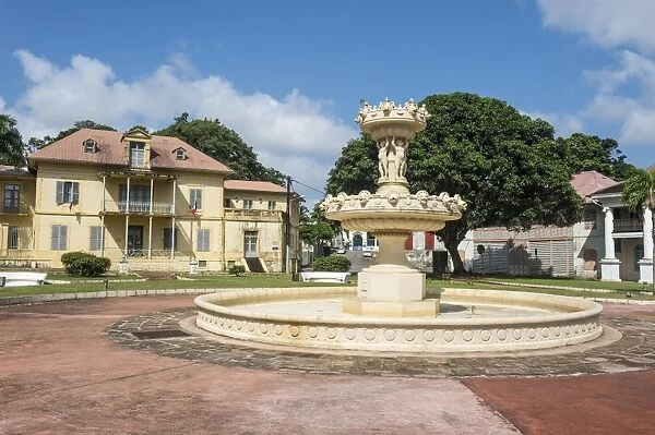 Colonial quarter of Cayenne, French Guiana, Department of France, South America