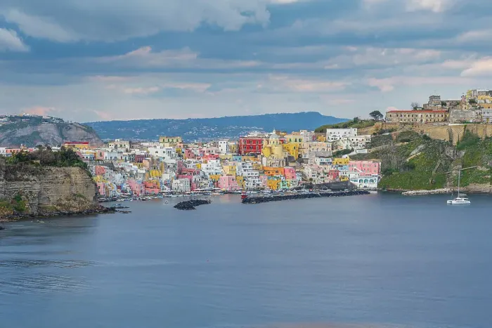 Framed Print : The colorful village of Marina Corricella, Procida island, Tyrrhenian Sea, Naples district, Naples Bay, Campania region, Italy, Europe Framed Print : The colorful village of Marina Corricella, Procida island, Tyrrhenian Sea, Naples district, Naples Bay, Campania region, Italy, Europe