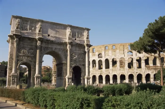 Framed Print : The Colosseum and Arch of Constantine Framed Print : The Colosseum and Arch of Constantine