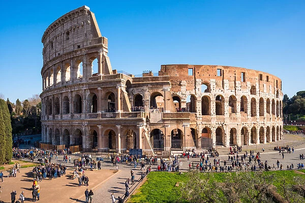 The Colosseum (Flavian Amphitheatre), UNESCO World Heritage Site, Rome, Lazio, Italy