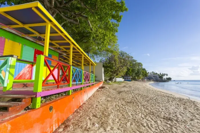 Framed Print : Colourful Beach Hut, Speightstown, St. Peter, Barbados, West Indies, Caribbean, Central Framed Print : Colourful Beach Hut, Speightstown, St. Peter, Barbados, West Indies, Caribbean, Central